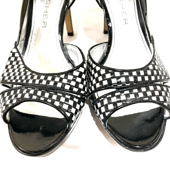 Marc Fisher Black and White High Heel (size 7.5) - Picture 2 of 13